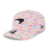 Casquette McLaren, équipe, Lando Norris, édition spéciale Mexique, New Era, 9SEVENTY, blanche