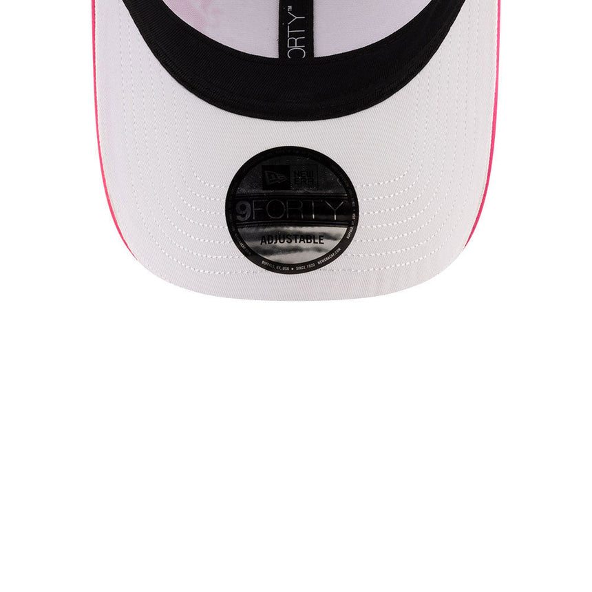 Casquette trucker Visa RB, édition spéciale Miami, New Era, 9FORTY, blanche