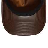 Casquette des Yankees de New York, en cuir, New Era, A-frame, marron