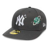 Casquette Yankees de New York, PLANET ICON, 59FIFTY, PC, camouflage, noir