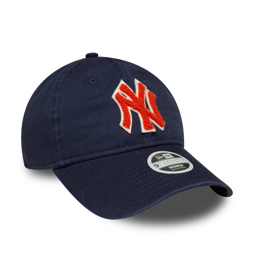 Casquette New York Yankees, bouclé pour femme, New Era, 9TWENTY, bouclé, bleu