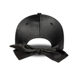 Casquette des New York Yankees, dos à nœud satiné, New Era, 9FORTY, pour femmes, noir