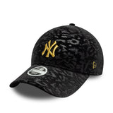 casquette New York Yankees, velours léo, 9FORTY, pour femmes, noir
