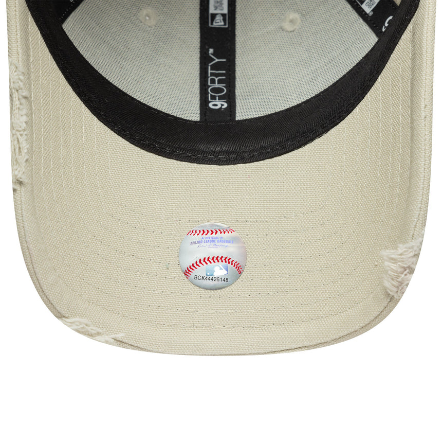 <title>Casquette New York Yankees, usée, New Era, 9FORTY, gris, pour femmes</title>