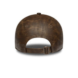 Casquette New York Yankees, cuir PU, New York Yankees, 9TWENTY, marron, marron