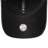 Casquette des Yankees de New York, PU usé, 9TWENTY, uni, noire