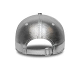 Casquette New York Yankees, métallique, New Era, 9FORTY, pour femmes, argent