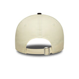 Casquette New York Yankees, simili daim, New Era, 9FORTY, beige et noir