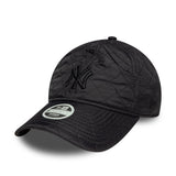 casquette des Yankees de New York, rembourrée, New Era, 9TWENTY, pour femmes, noire