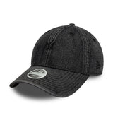 Casquette New York Yankees, denim, 9TWENTY, noir