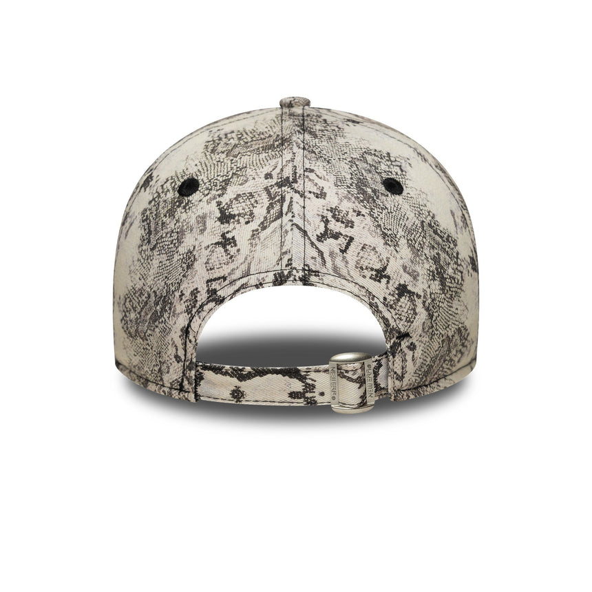 Casquette New York Yankees, motif serpent, 9FORTY, New Era, gris