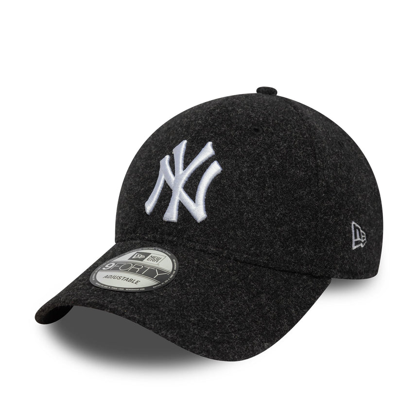 Casquette des New York Yankees, melton, New Era, 9FORTY, noire
