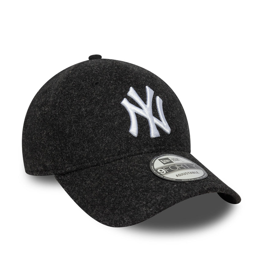 Casquette des New York Yankees, melton, New Era, 9FORTY, noire