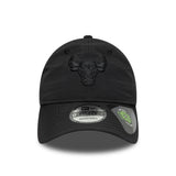Casquette Bulls de Chochago, ton sur ton recyclé, New Era, 9TWENTY, camouflage, noir