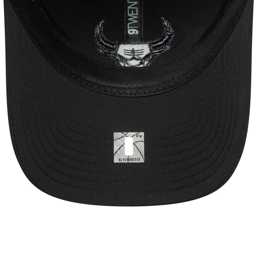Casquette Bulls de Chochago, ton sur ton recyclé, New Era, 9TWENTY, camouflage, noir