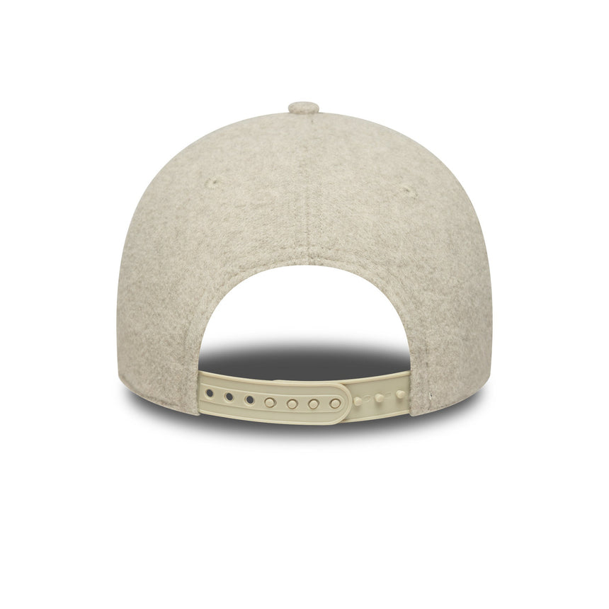 Casquette des Yankees de New York, laine Melton, 9FORTY, crème