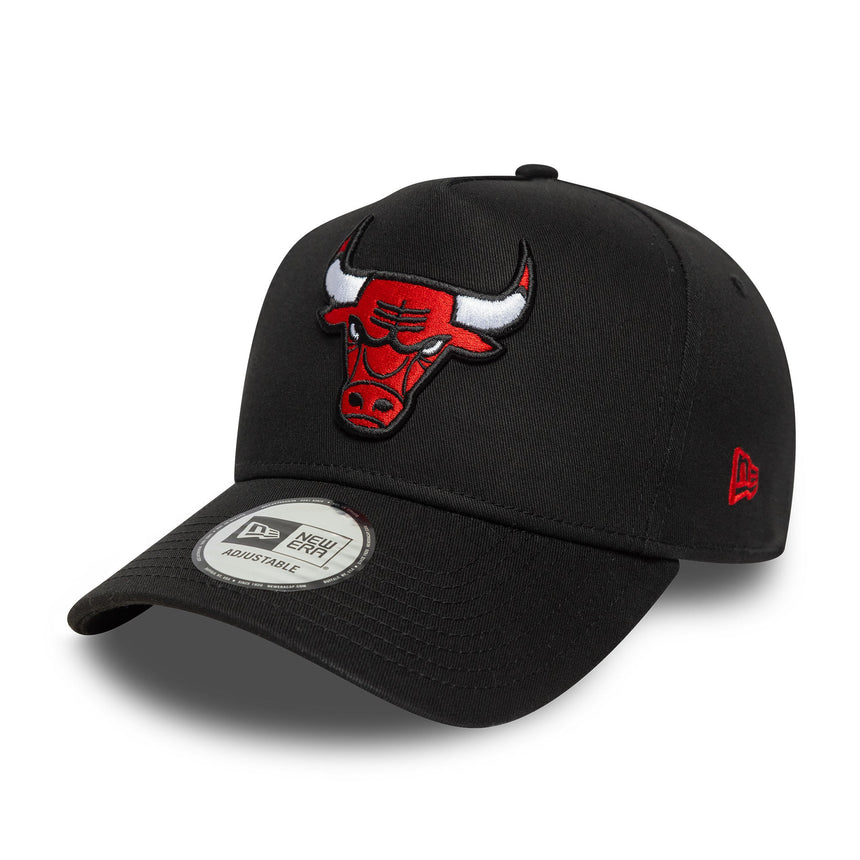 Casquette Chicago Bulls, patch latéral A-Frame, Chicago Bulls, A-frame, noir