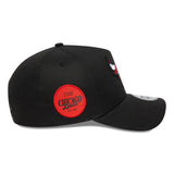 Casquette Chicago Bulls, patch latéral A-Frame, Chicago Bulls, A-frame, noir