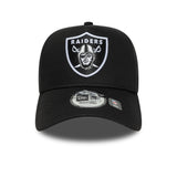 Las Vegas Raiders, patch latéral, New Era, A-frame, noir