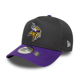 Casquette Minnesota Vikings, A-Frame, New Era, gris