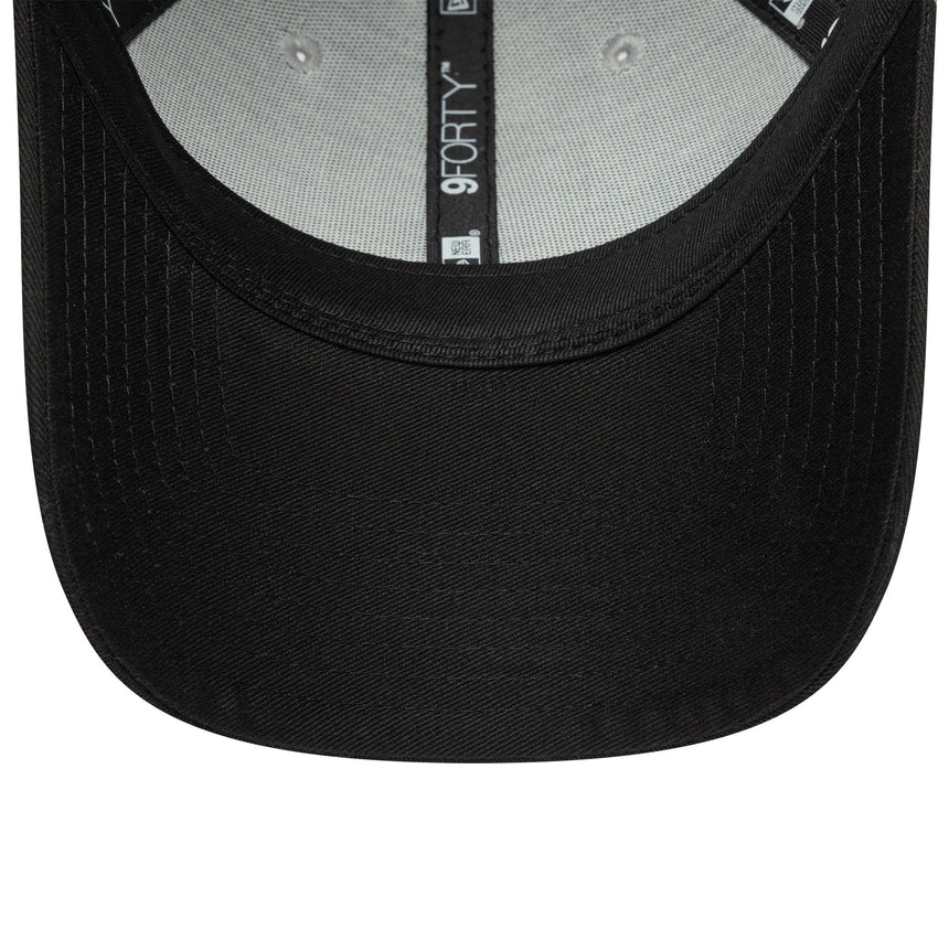 Casquette Las Vegas Raiders, pin bicolore, New Era, 9FORTY, patch latéral, noir et blanc