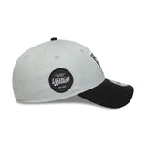 Casquette Las Vegas Raiders, pin bicolore, New Era, 9FORTY, patch latéral, noir et blanc
