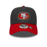 Casquette des 49ers de San Francisco, A-Frame, New Era, gris