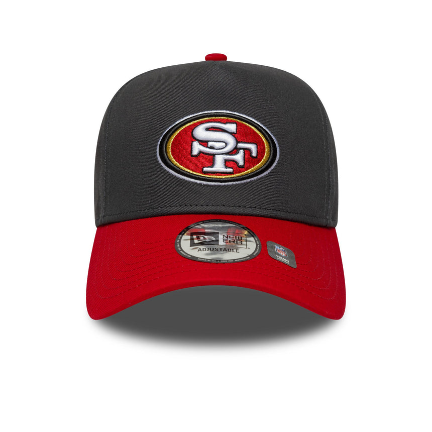 Casquette des 49ers de San Francisco, A-Frame, New Era, gris