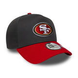 Casquette des 49ers de San Francisco, A-Frame, New Era, gris