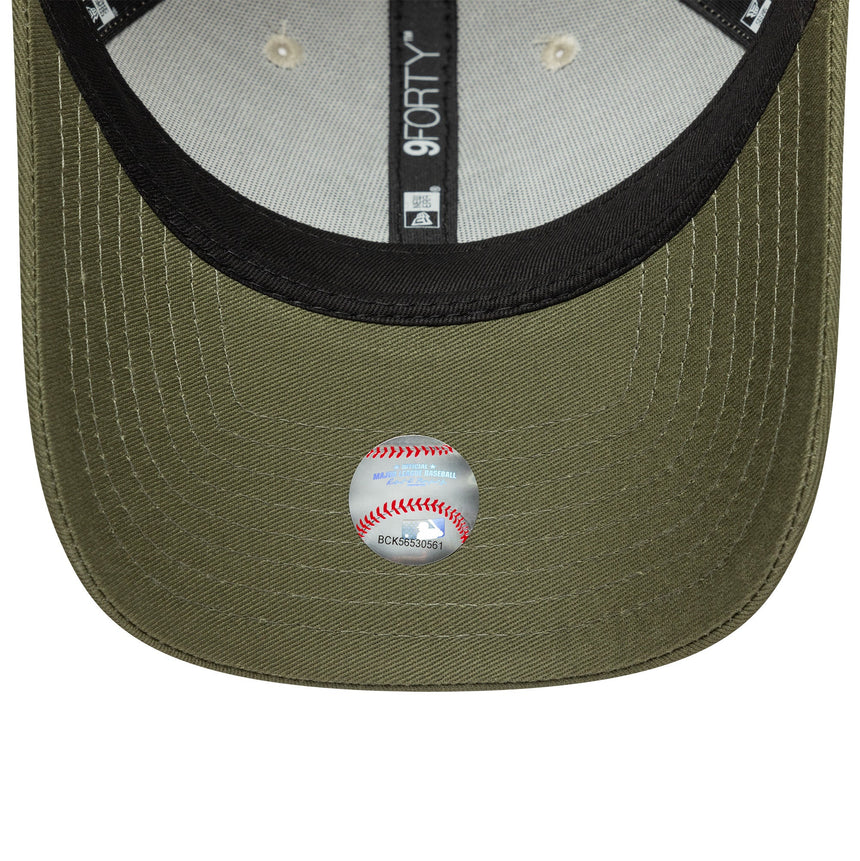 Casquette des New York Yankees, écusson latéral, New Era, 9FORTY, camouflage, gris