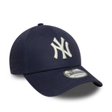 Casquette New York Yankees, script sur la visière, New Era, 9FORTY, bleu
