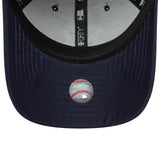 Casquette New York Yankees, script sur la visière, New Era, 9FORTY, bleu