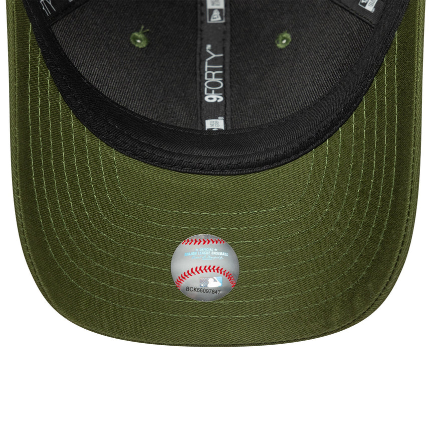 Casquette des Yankees de New York, patch World Series, New Era, 9FORTY, patch, verte
