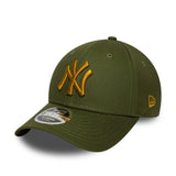 Casquette des Yankees de New York, patch World Series, New Era, 9FORTY, patch, verte