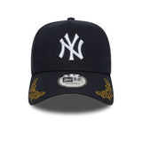 Casquette des Yankees de New York, TONAL ICON, A-frame, New Era, 9FORTY, bleu