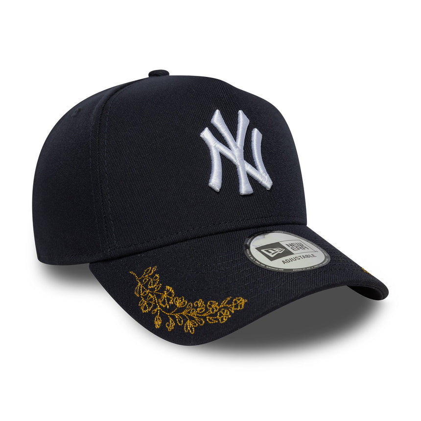 Casquette des Yankees de New York, TONAL ICON, A-frame, New Era, 9FORTY, bleu