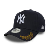 Casquette des Yankees de New York, TONAL ICON, A-frame, New Era, 9FORTY, bleu