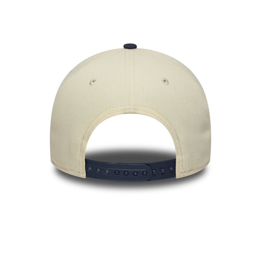 Casquette New York Yankees, écusson, New Era, 9FORTY, A-frame, beige