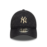 Casquette New York Yankees, matelassée, New Era, 9TWENTY, noire et grise