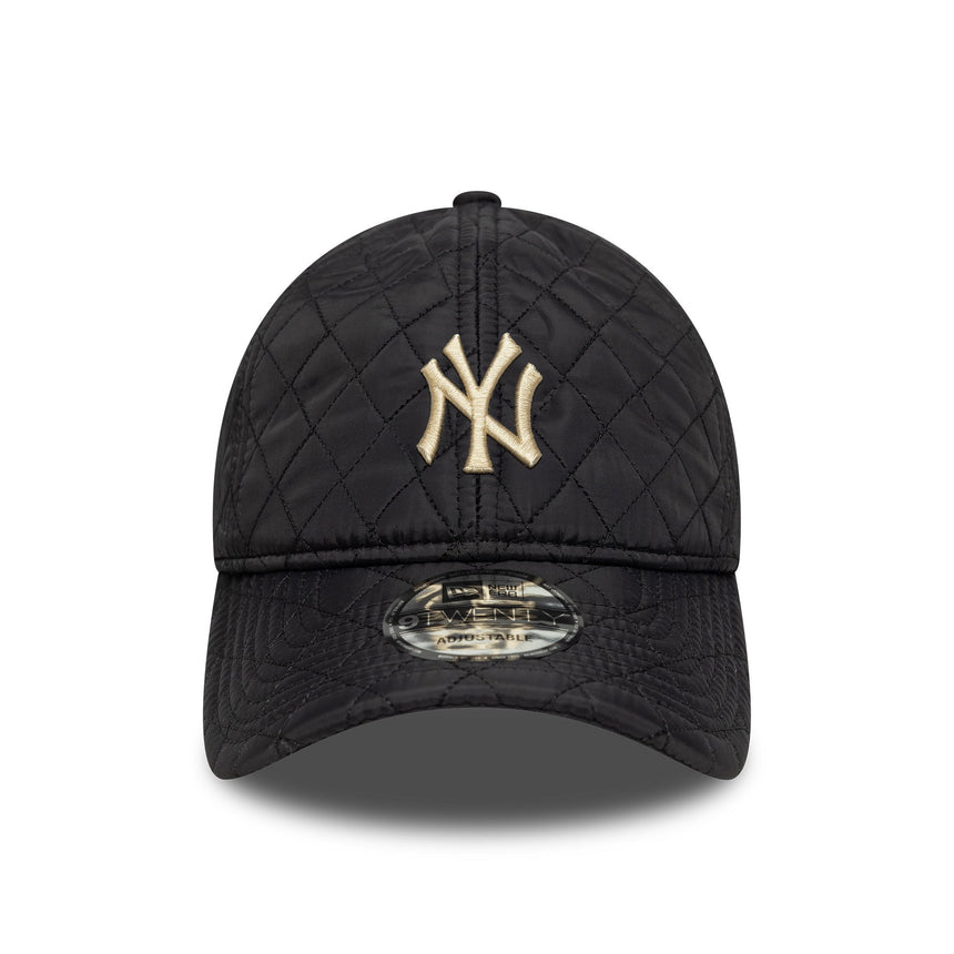 Casquette New York Yankees, matelassée, New Era, 9TWENTY, noire et grise