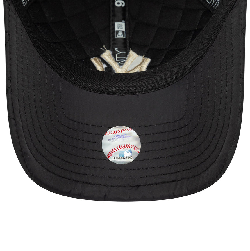 Casquette New York Yankees, matelassée, New Era, 9TWENTY, noire et grise
