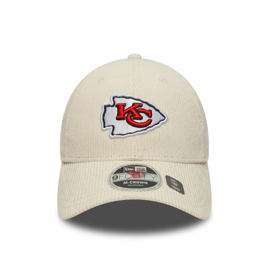 Casquette Chiefs de Kansas City, cordon, New Era, 9FORTY, beige