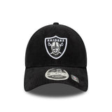 Casquette Las Vegas Raiders, cordon, New Era, 9FORTY, noir