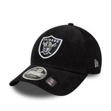 Casquette Las Vegas Raiders, cordon, New Era, 9FORTY, noir