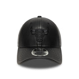 Casquette Chicago Bulls, PU MC, New Era, 9FORTY, uni, noir