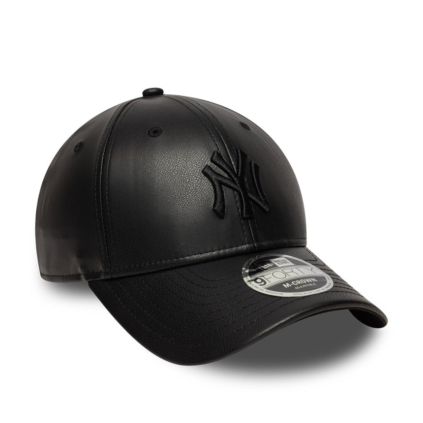 Casquette des Yankees de New York, badge classique, New Era, 9FORTY, noir