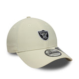 Casquette des Raiders de Las Vegas, recyclée, 9FORTY, New Era, gris