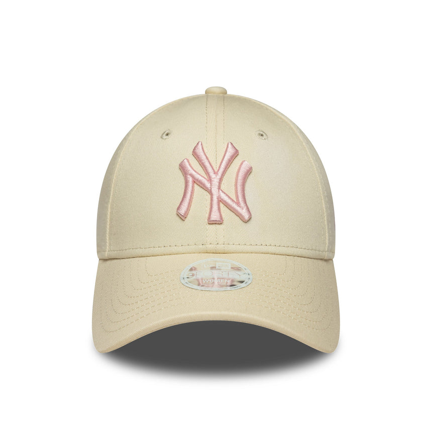 Casquette New York Yankees, femmes, New Era, 9FORTY, blanc, blanc