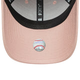 Casquette Yankees de New York, logo métallique, New Era, 9FORTY, femmes, rose