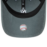Casquette des Yankees de New York, logo mini lavé, New Era, 9TWENTY, gris